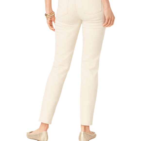 TALBOTS SLIM ANKLE JEANS | Size: 4 | Color: Natural - Picture 2 of 10